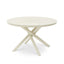 CDT12613-KT 1.2m Outdoor Round Dining Table - Cream White