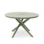 CDT12614-KT 1.2m Outdoor Round Dining Table - Sand Green