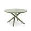 CDT12614-KT 1.2m Outdoor Round Dining Table - Sand Green