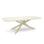 CDT12617-KT 2.4m Outdoor Dining Table - Cream White