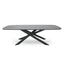 CDT12618-KT 2.4m Outdoor Dining Table - Sand Dark Grey