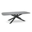 CDT12618-KT 2.4m Outdoor Dining Table - Sand Dark Grey