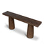 CDT12676-NA 1.83m Elm Console Table - Dark Brown