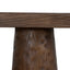 CDT12676-NA 1.83m Elm Console Table - Dark Brown