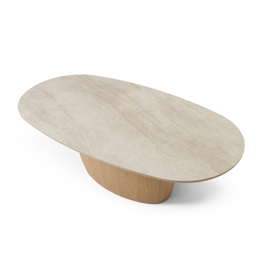 CDT12718-RX 2.3m Dining Table - Ash Natural