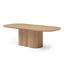 CDT12722-RX 2.39m Oval Dining Table - Ash Natural