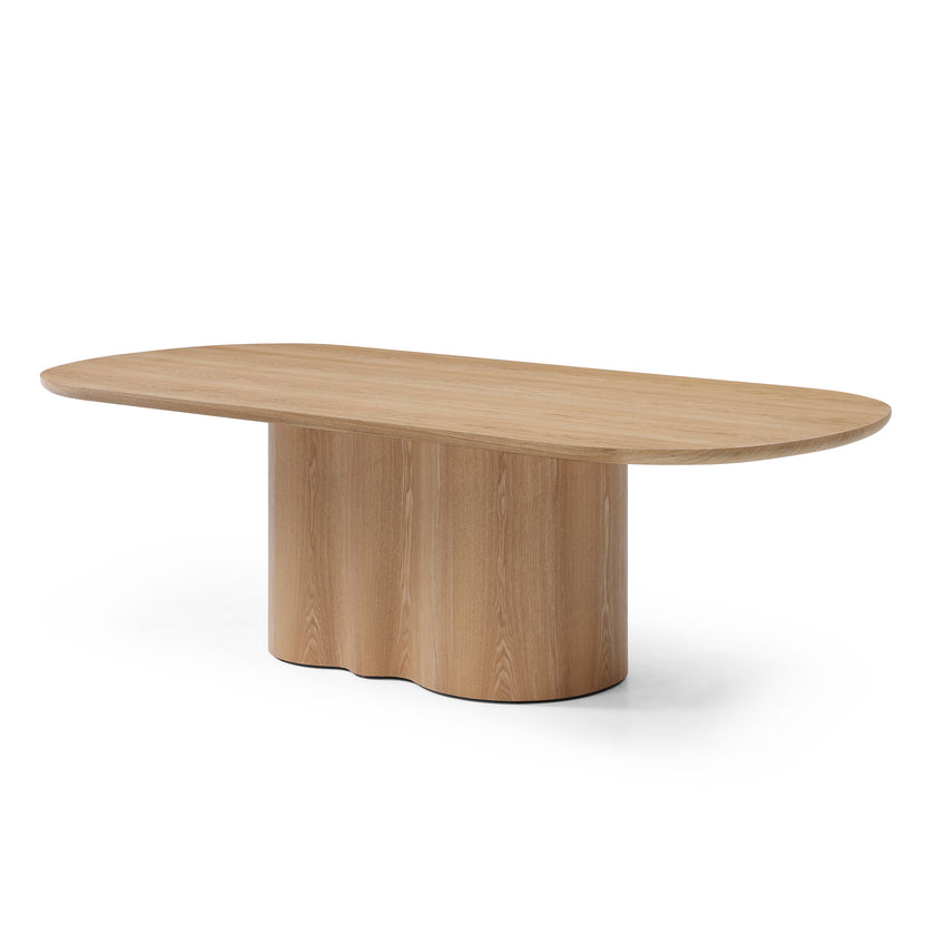 CDT12722-RX 2.39m Oval Dining Table - Ash Natural