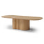 CDT12724-RX 2.7m Oval Dining Table - Ash Natural