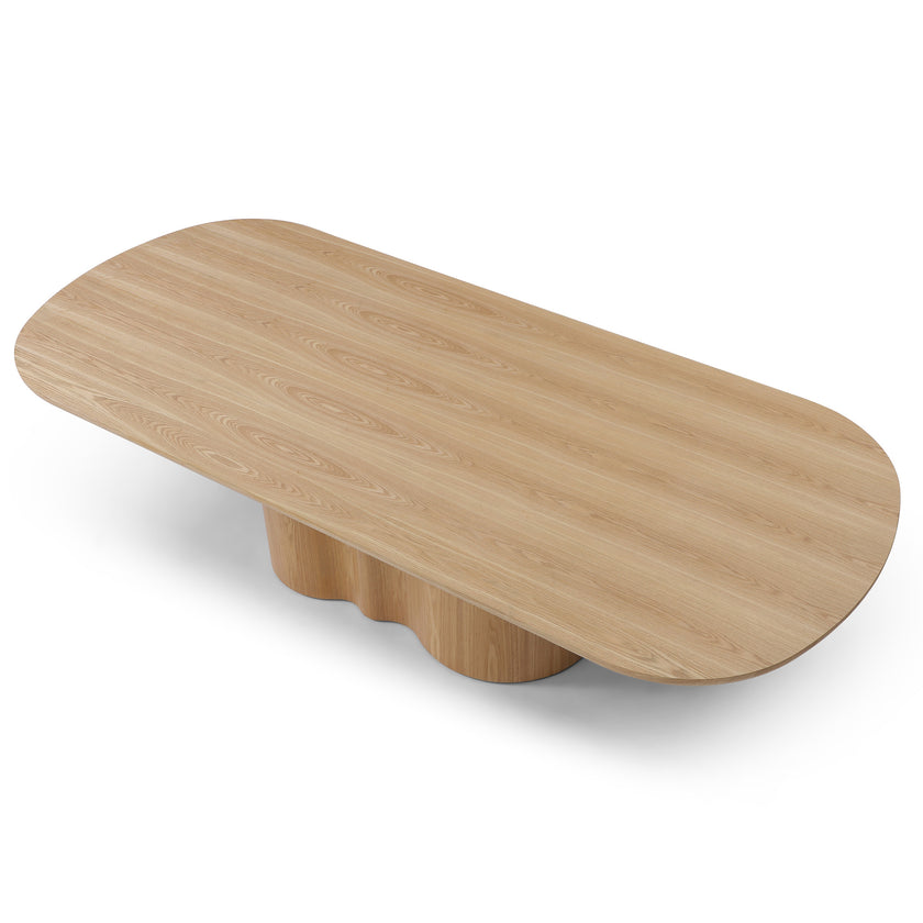 CDT12724-RX 2.7m Oval Dining Table - Ash Natural