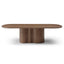 CDT12725-RX 2.7m Oval Dining Table - Walnut