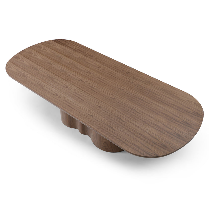 CDT12725-RX 2.7m Oval Dining Table - Walnut