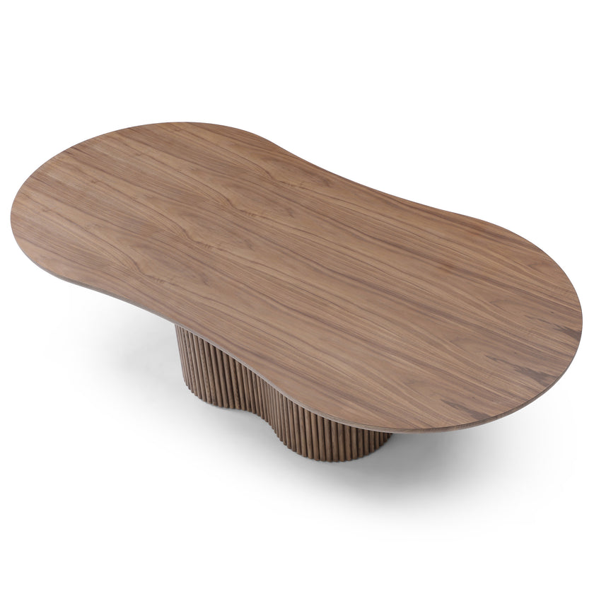 CDT12727-RX 2.39m Freeform Dining Table - Walnut