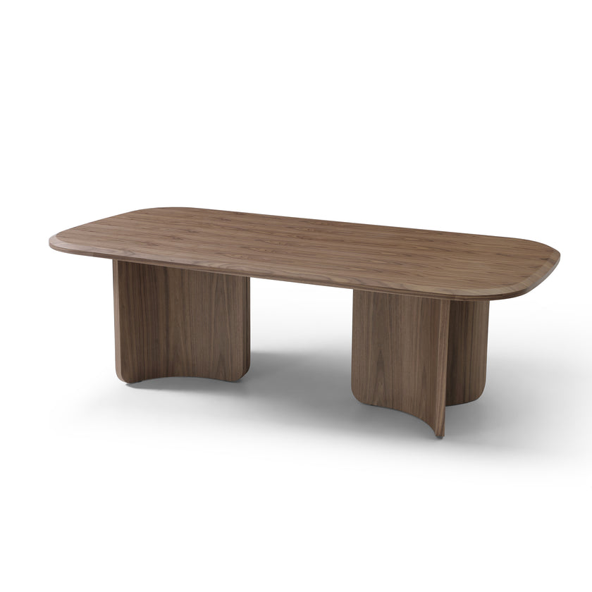 CDT12729-RX 2.4m Dining Table - Walnut