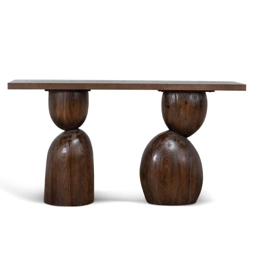 CDT12748-NI 1.6m Elm Console Table - Walnut