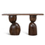 CDT12748-NI 1.6m Elm Console Table - Walnut