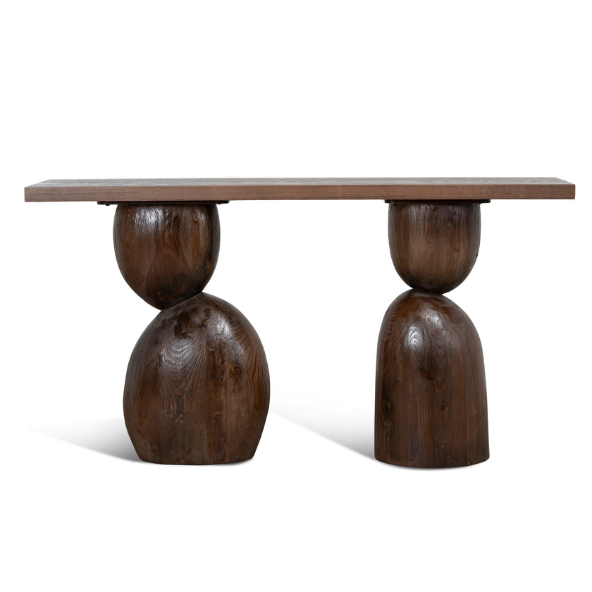 CDT12748-NI 1.6m Elm Console Table - Walnut