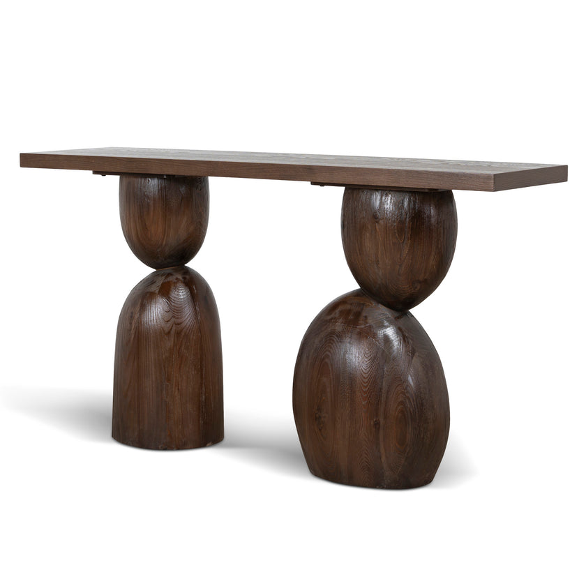 CDT12748-NI 1.6m Elm Console Table - Walnut