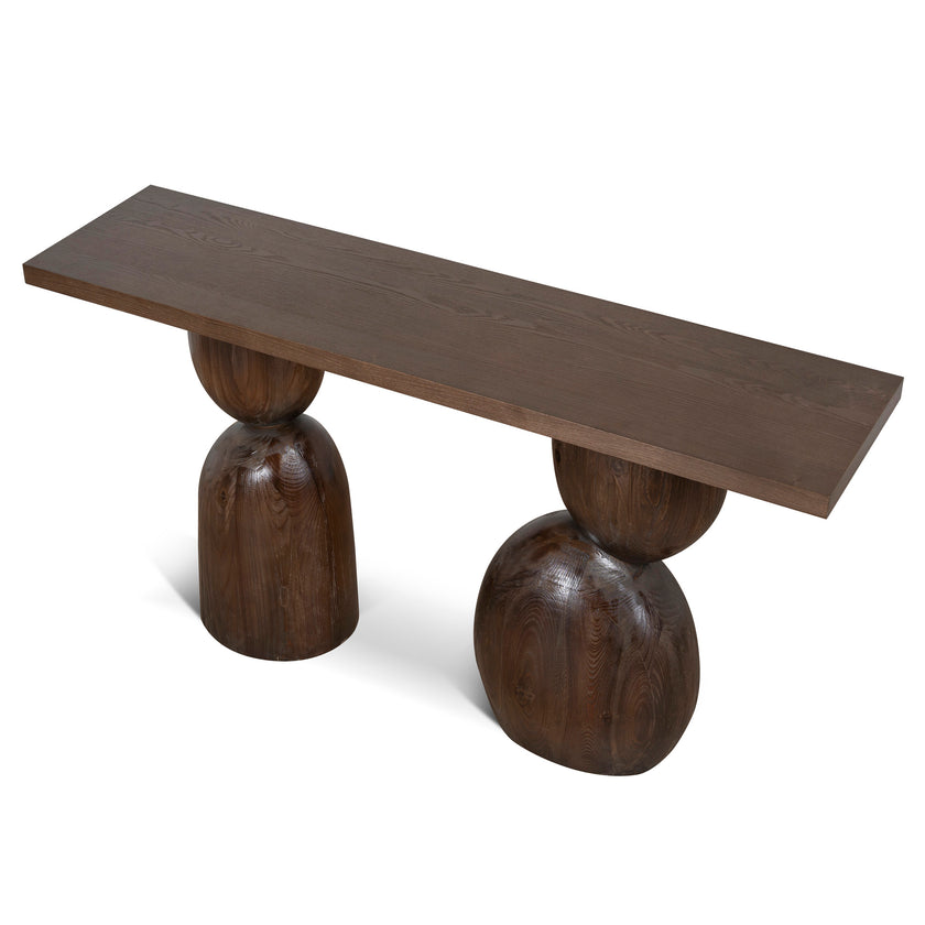 CDT12748-NI 1.6m Elm Console Table - Walnut