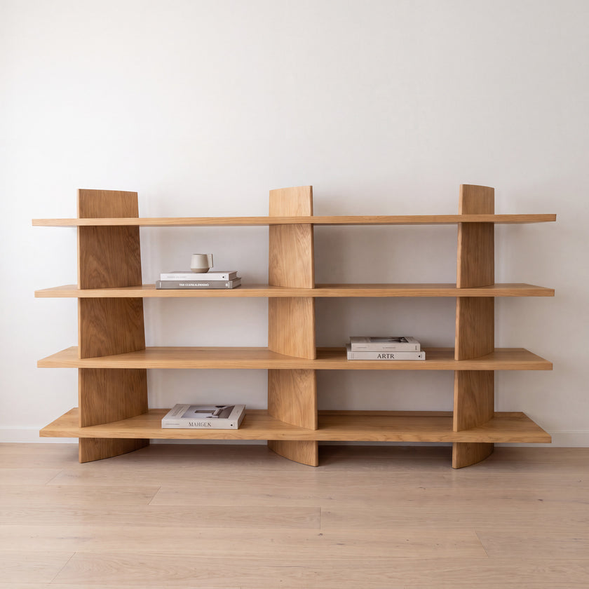 CDT12751-CN 3m Bookshelf - Natural Oak