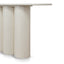 CDT12755-DW 1.7m Console Table - Ivory Oat
