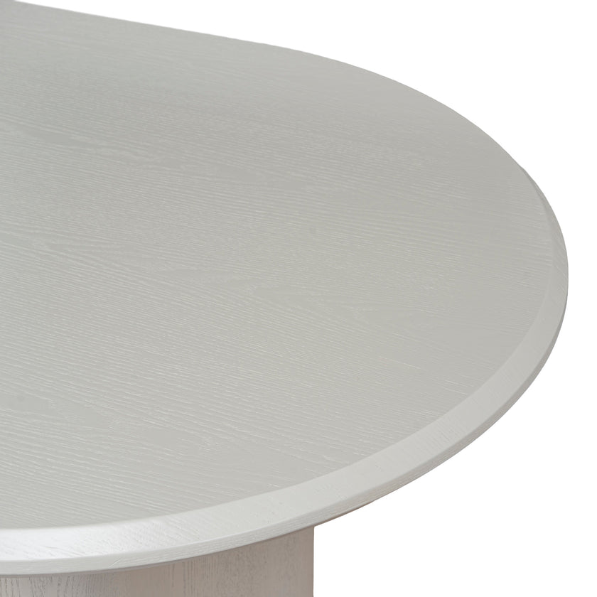 CDT12756-DW 1.8m Oval Dining Table - Ivory Oat