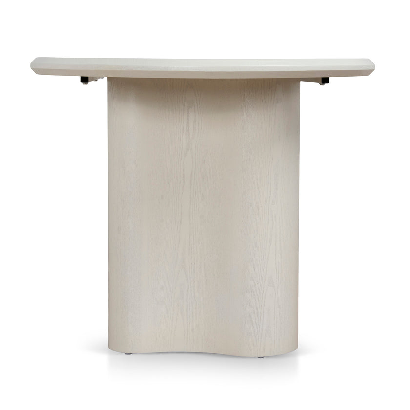 CDT12756-DW 1.8m Oval Dining Table - Ivory Oat