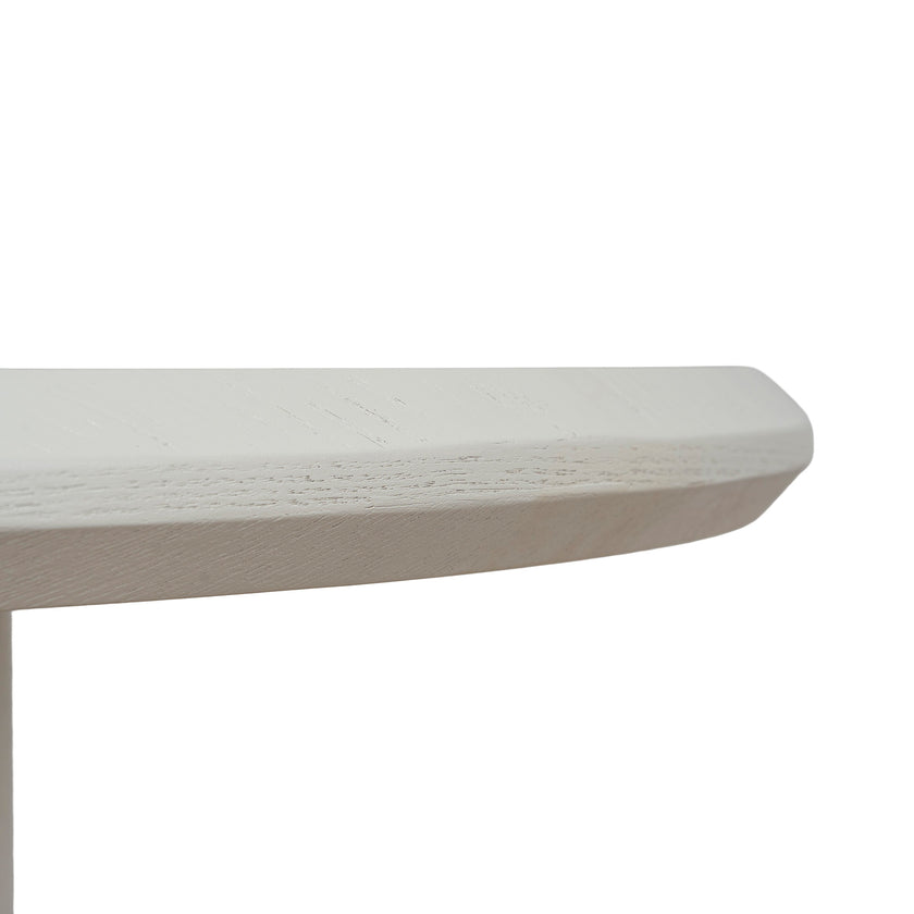 CDT12756-DW 1.8m Oval Dining Table - Ivory Oat