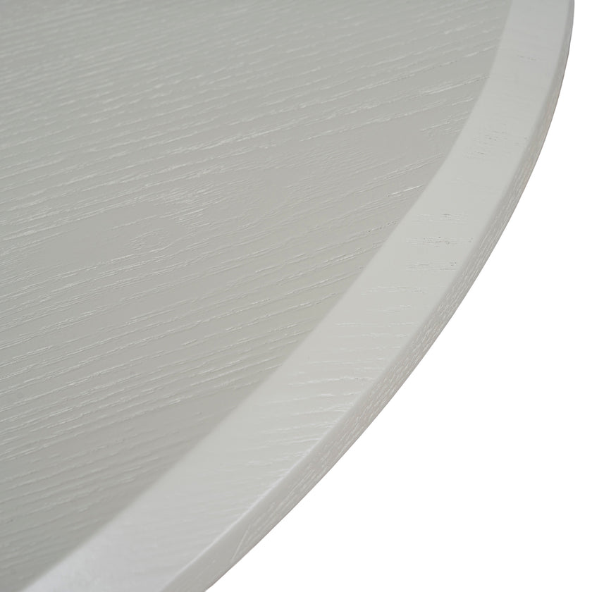 CDT12756-DW 1.8m Oval Dining Table - Ivory Oat