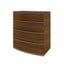 CDT12816-VN 4 Drawer Chest of Drawers - Walnut