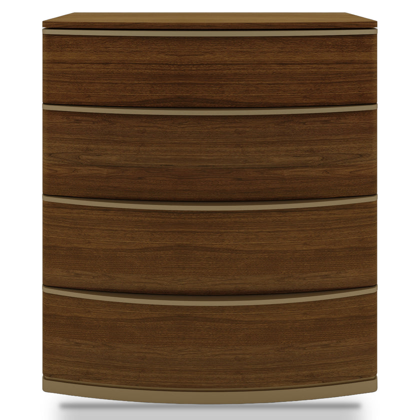 CDT12816-VN 4 Drawer Chest of Drawers - Walnut