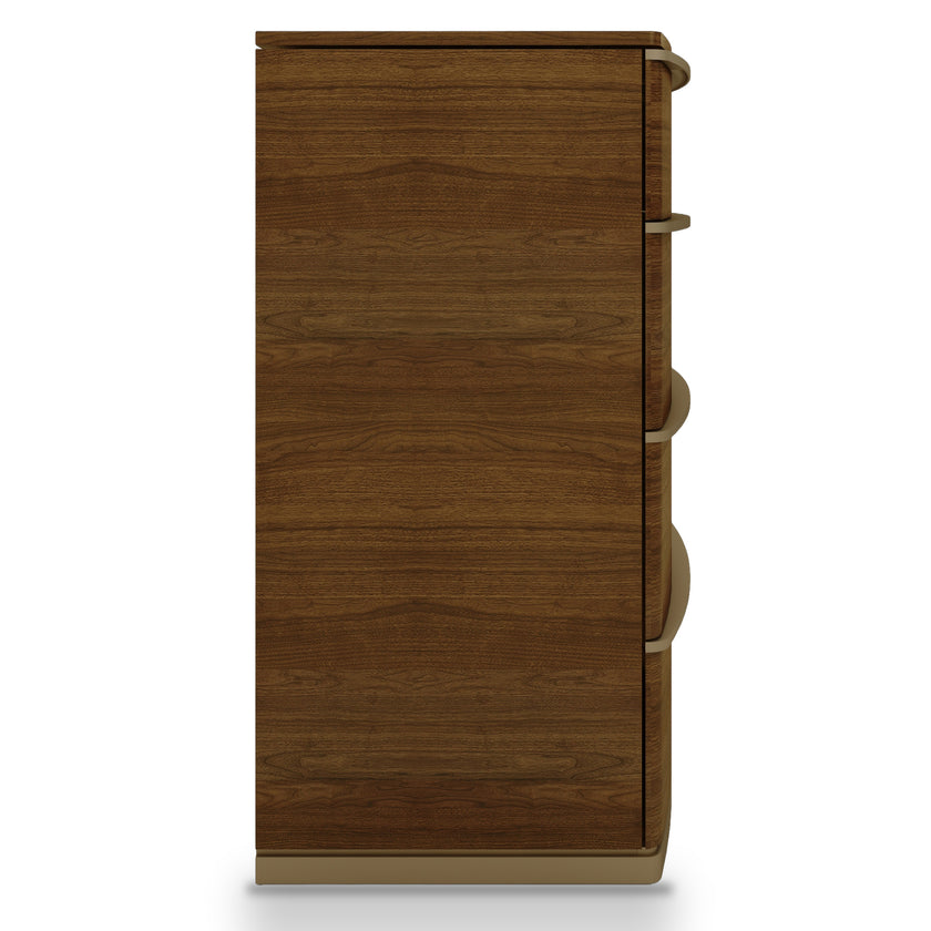 CDT12816-VN 4 Drawer Chest of Drawers - Walnut