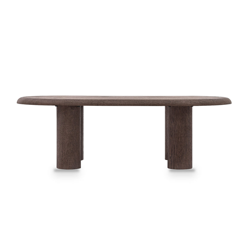 CDT14022-FX 2.1m Dining Table - Dark Brown
