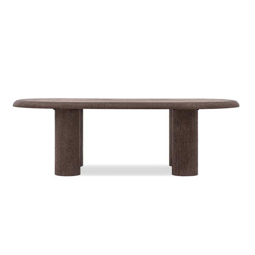 CDT14022-FX 2.1m Dining Table - Dark Brown
