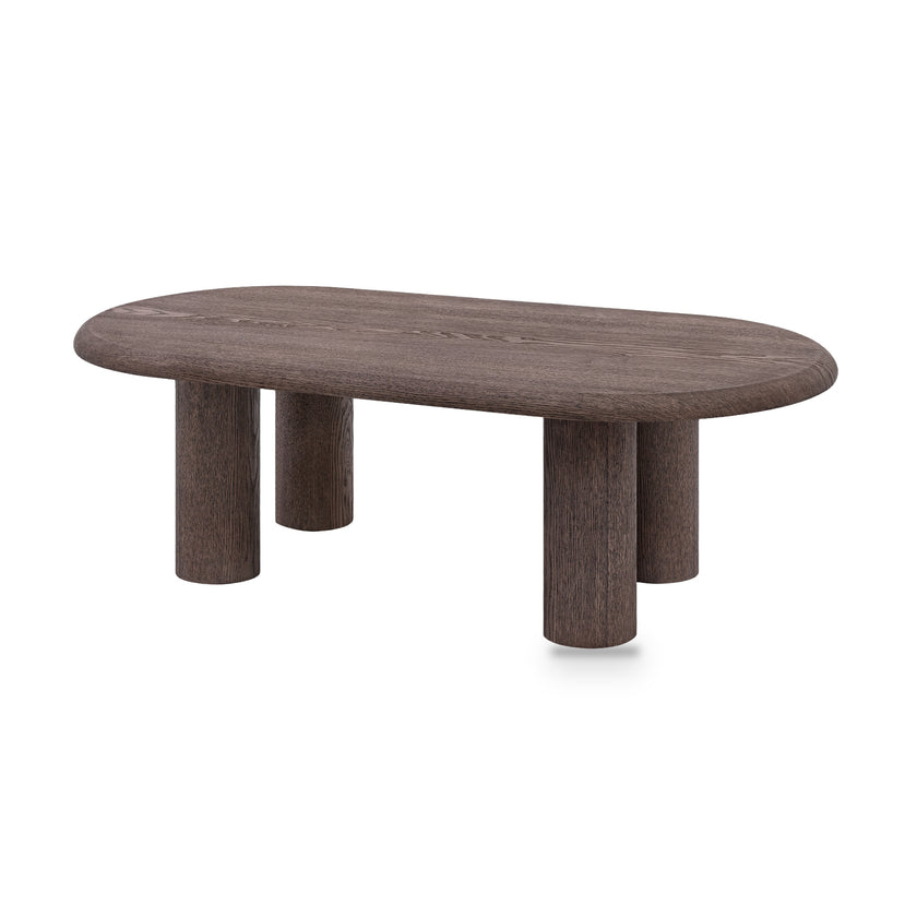 CDT14022-FX 2.1m Dining Table - Dark Brown