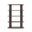 CDT14023-FX 1.7m High Bookshelf - Dark Brown