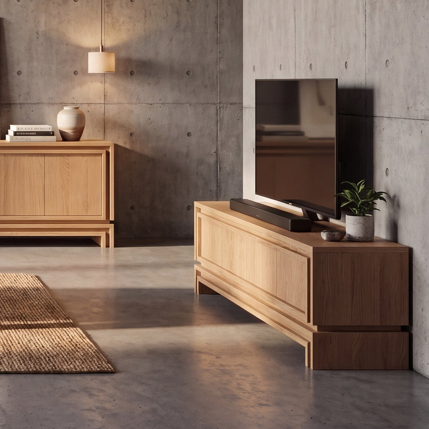 CDT14026-FX 1.8m TV Entertainment Unit - Natural
