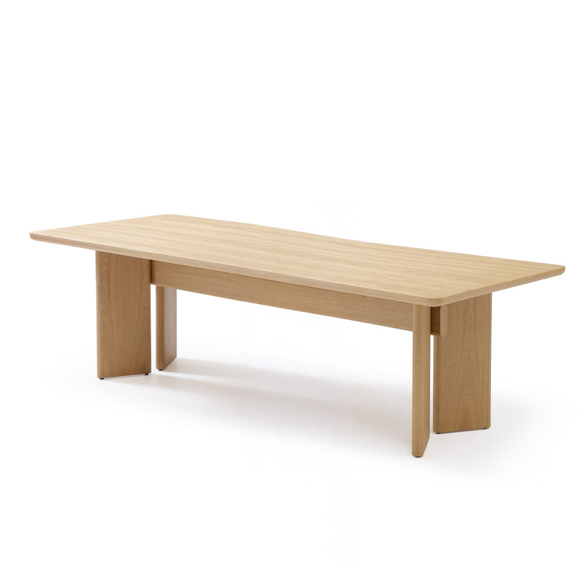 CDT14031-RX 2.4m Dining Table - Ash Natural