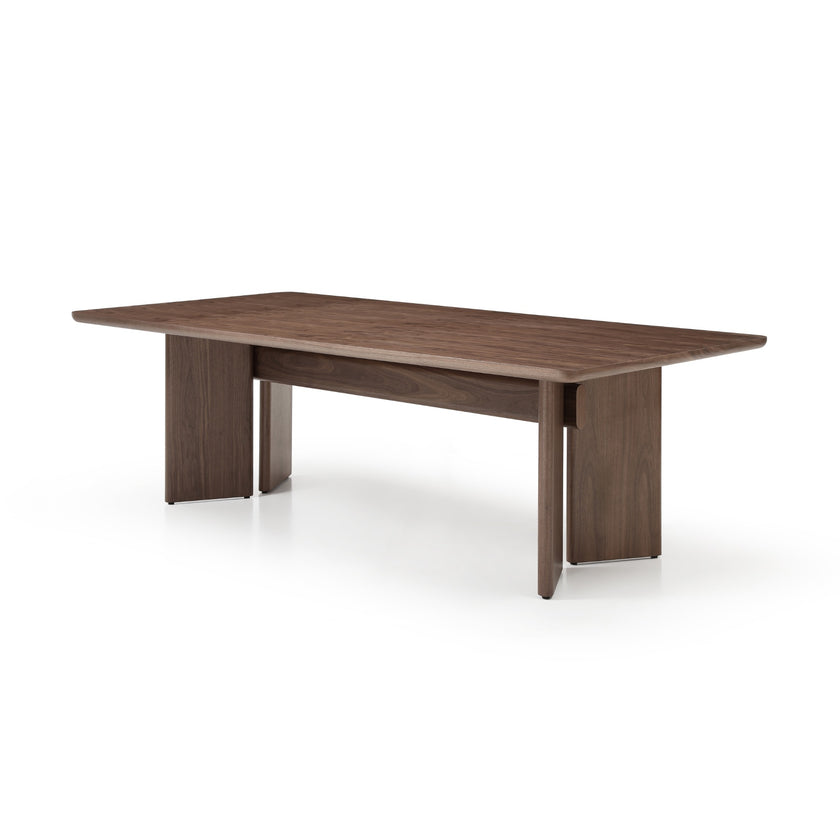 CDT14032-RX 2.4m Dining Table - Walnut