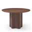 CDT14036-RX 1.2m Round Dining Table - Ash Walnut