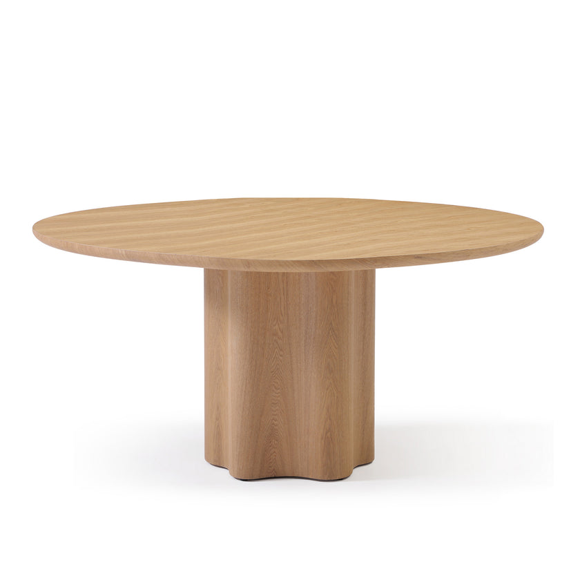 CDT14037-RX 1.6m Round Dining Table - Ash Natural