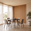 CDT6127-SD 1.2m Veneer Wooden Dining Table - Full Black
