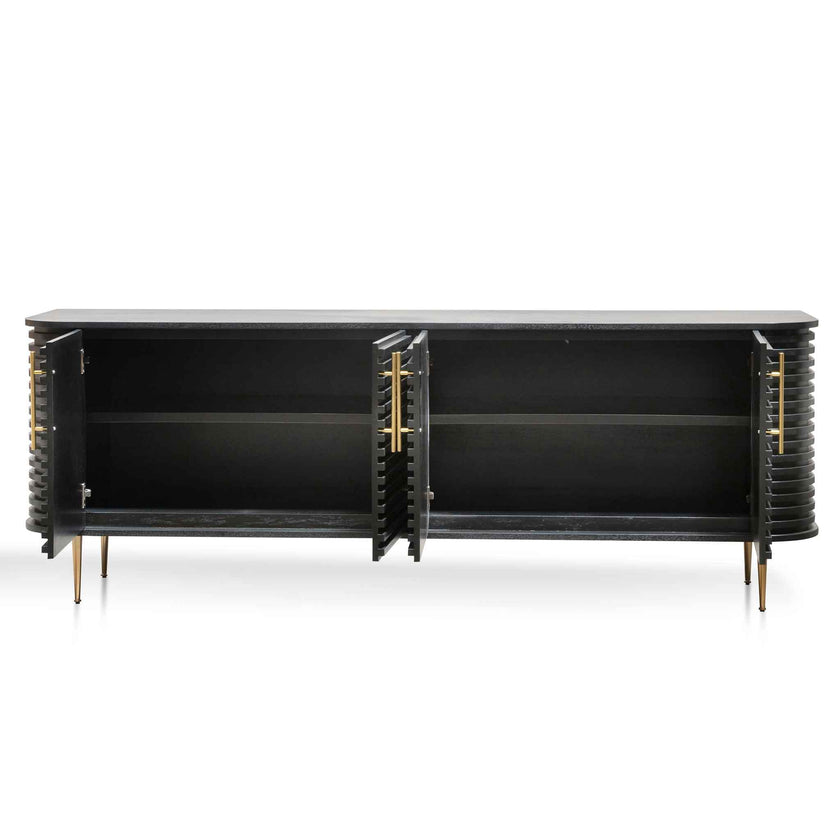 Ex Display - CDT6314-VA 2.2m Buffet Unit - Textured Espresso Black