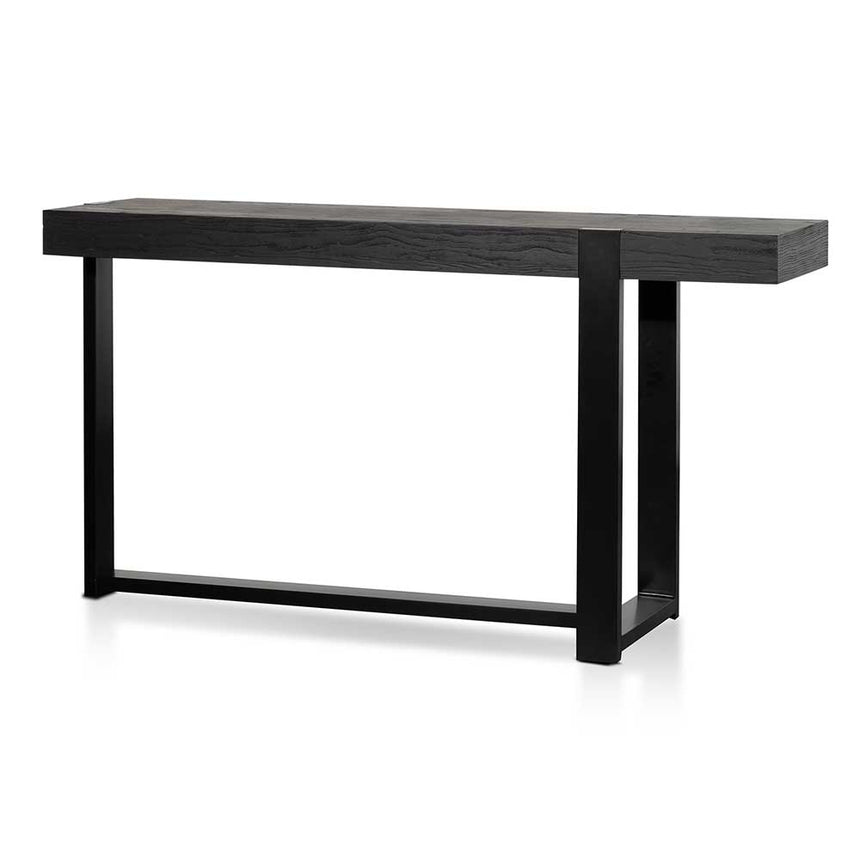 Ex Display - CDT6479-NI 1.5m Wooden Console Table - Full Black
