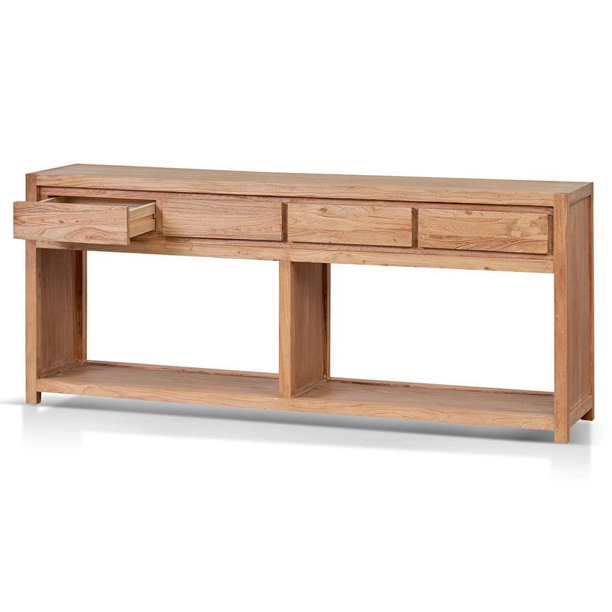 CDT6487 Reclaimed 1.8m Console Table Natural Calibre Furniture