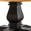 CDT6561 1.6m Round Dining Table - Natural in Black Base