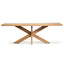 Ex Display - CDT6629-CH 2.2m Wooden Dining Table - Distress Natural