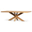 Ex Display - CDT6629-CH 2.2m Wooden Dining Table - Distress Natural