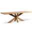 Ex Display - CDT6629-CH 2.2m Wooden Dining Table - Distress Natural