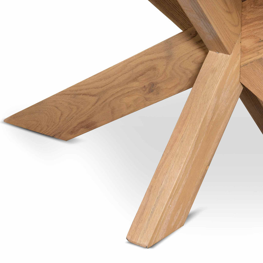 Ex Display - CDT6629-CH 2.2m Wooden Dining Table - Distress Natural