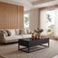 CDT6639-NI 1.2m Elm Coffee Table - Full Black